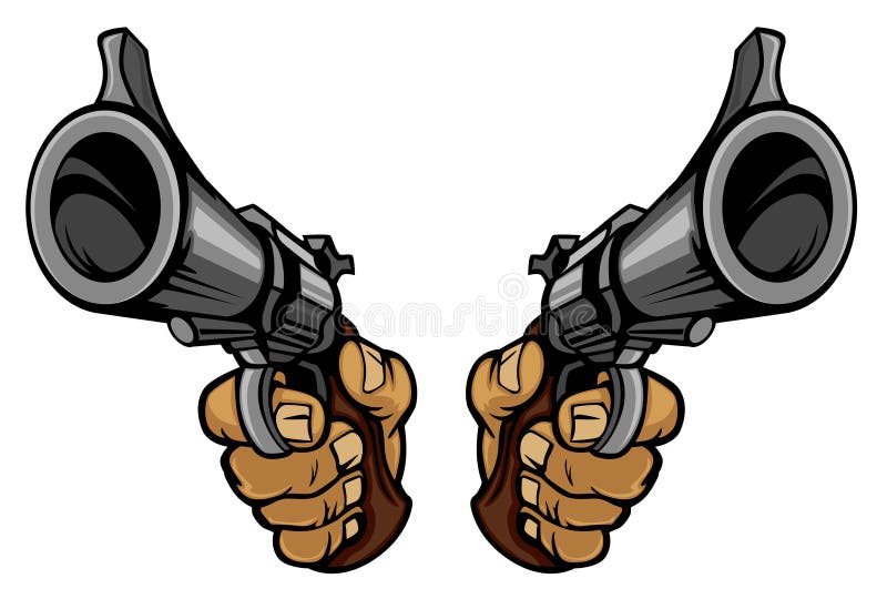 cartoon-hands-holding-guns-19237655